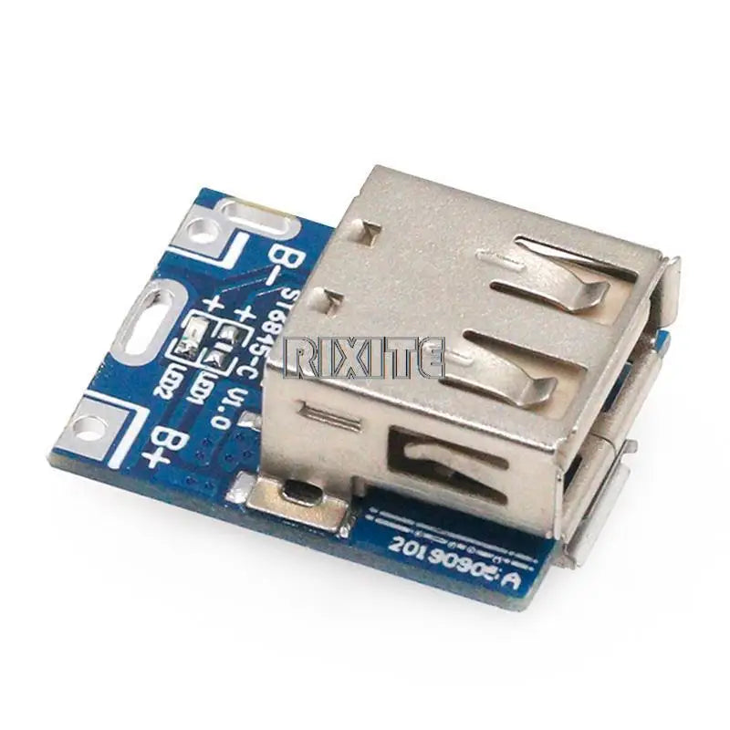 5PCS 5V Boost Step Up Power Module Lithium LiPo Battery Charging Protection Board LED Display USB For DIY Charger 134N3P Program