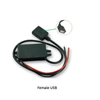 12V 24V to 5V 3A Charging Converter DC to 5V Step Down Converter with Female/MICRO/TYPE C/MINI USB for Car Motorcycle