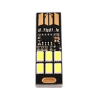 10/5/1Pcs Portable Mini 5730 USB 6LED SMD Light 5V Touch Sensor Adjustable Dimming Night Light Warm/White Light Optional