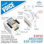 M5Stack Official ATOM Voice or Base ASR ESP32 Programmable Smart Speaker Development Board Kit For Home Assistant Voice Control