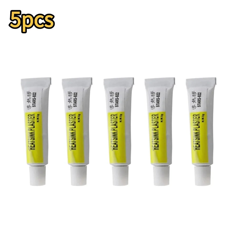1-5pcs STARS-922 Heatsink Plaster Thermal Silicone Adhesive Cooling Paste Strong Adhesive Compound Glue For Heat Sink Sticky