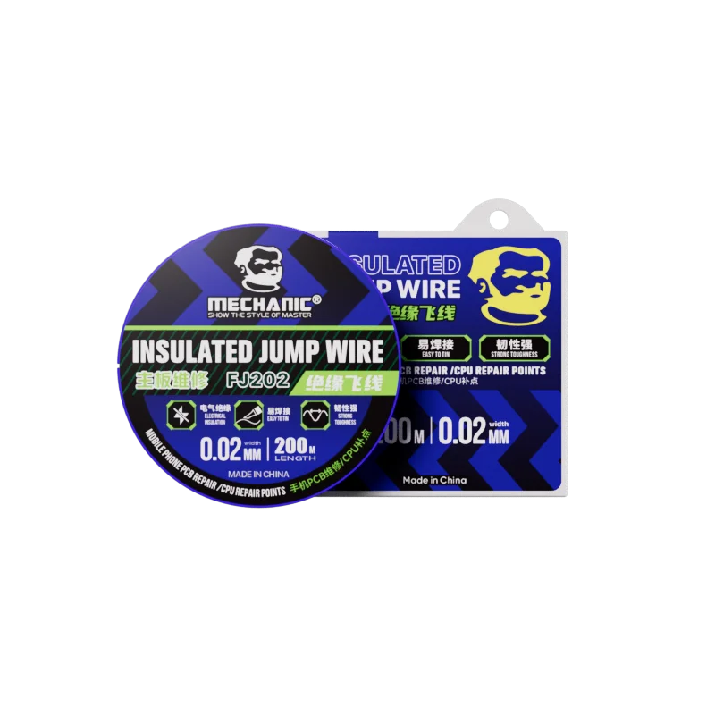 MECHANIC FX105 Ultrafine Insulated Jump Wire for Mobile Phone Motherboard CPU PCB FPC Fast Tinning No Resistance Repair Fly Line