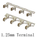 200pcs Electronic Wire Pressing Terminals, XH2.54 PH2.0 CH3.96 VH3.96 KF2510 Dupont SM ZH1.5 JST SH1.0 Connectors Metal Pins