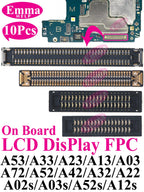 10pcs Original Screen Connector For Samsung A52S A53 A72 A33 A32 A23 A22 A13 A12S A03s A02s A42 LCD Display FPC On Board 78 Pin