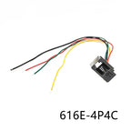 5/10PCS RJ11 RJ12 RJ45 Telephone Female Socket Connector With Wire 4P4C 6P6C 8P8C Female Jack Connector 616E 623K 616M 641D