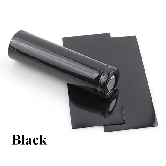 200pcs 21700 Battery Films Insulated Shrinkable Sleeve Protect Cover Precut PVC Heat Shrink Tube for Batteries Wrap Sleeving