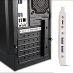 USB3.0 and USB C Female Header Panels to Motherboard 20-pin & Type-E Motherboard Extension Cable Adapter with 12cm PCI-E Bracket