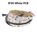 DC12V 24V WS2811 RGB LED Strip Individually Addressable 30/48/60/72/84 Leds/m Tape Light IP30/65/67 Waterproof Flexible Ribbon