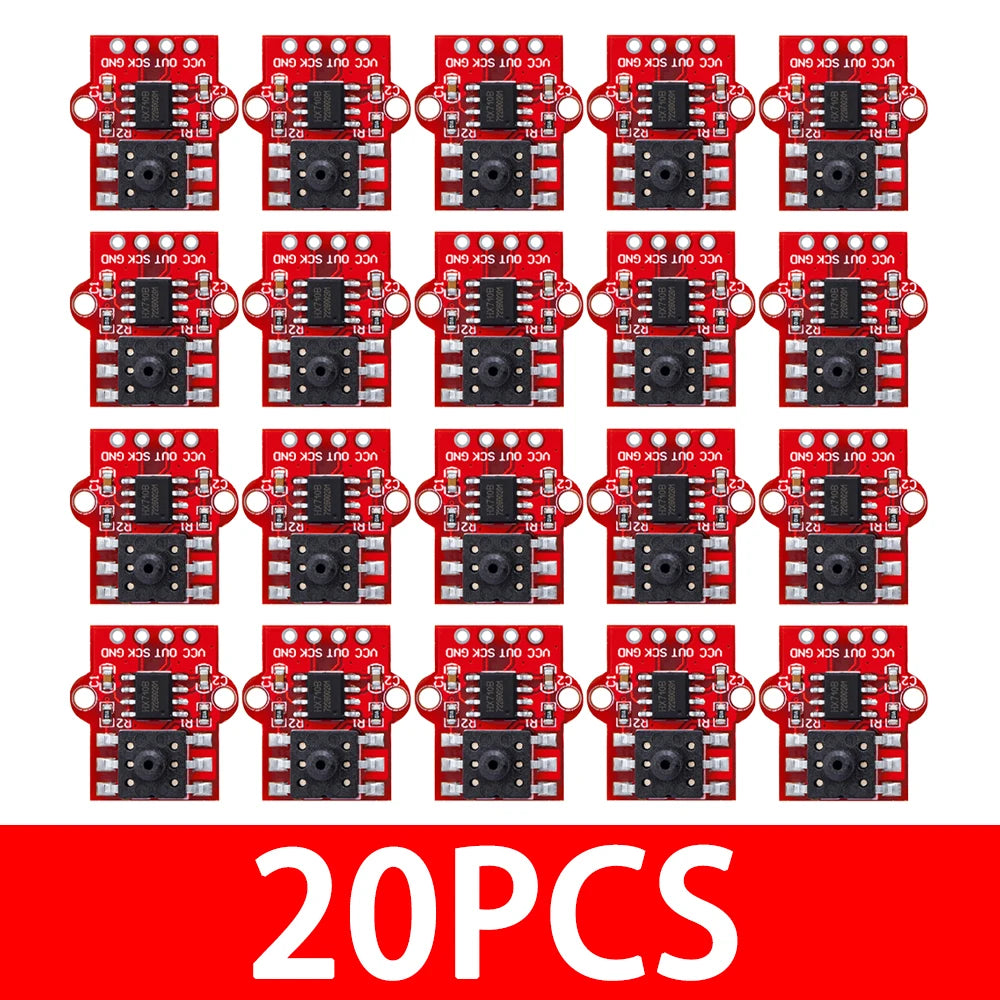 DC 3.3V/5V 0-40KPa Pressure Sensor Module with 2.5mm Soft Tube - Digital Liquid Water Level Controller Board for Arduino