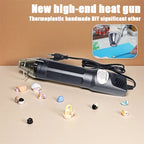 300°C Hot Air Gun, Soldering Temperature Blower, DIY Crafts Electric Heat Dryer, Mini Heat Gun for Shrink Tubing and Car Wrap