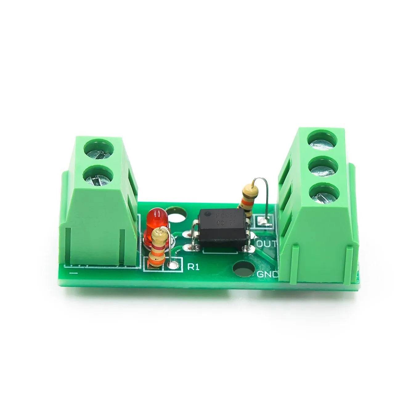 1 Channel Way Optocoupler Isolation Module PC817 3V-5V 12V 24V Photoelectric Isolator Rail Holder PLC Drive Motor Board