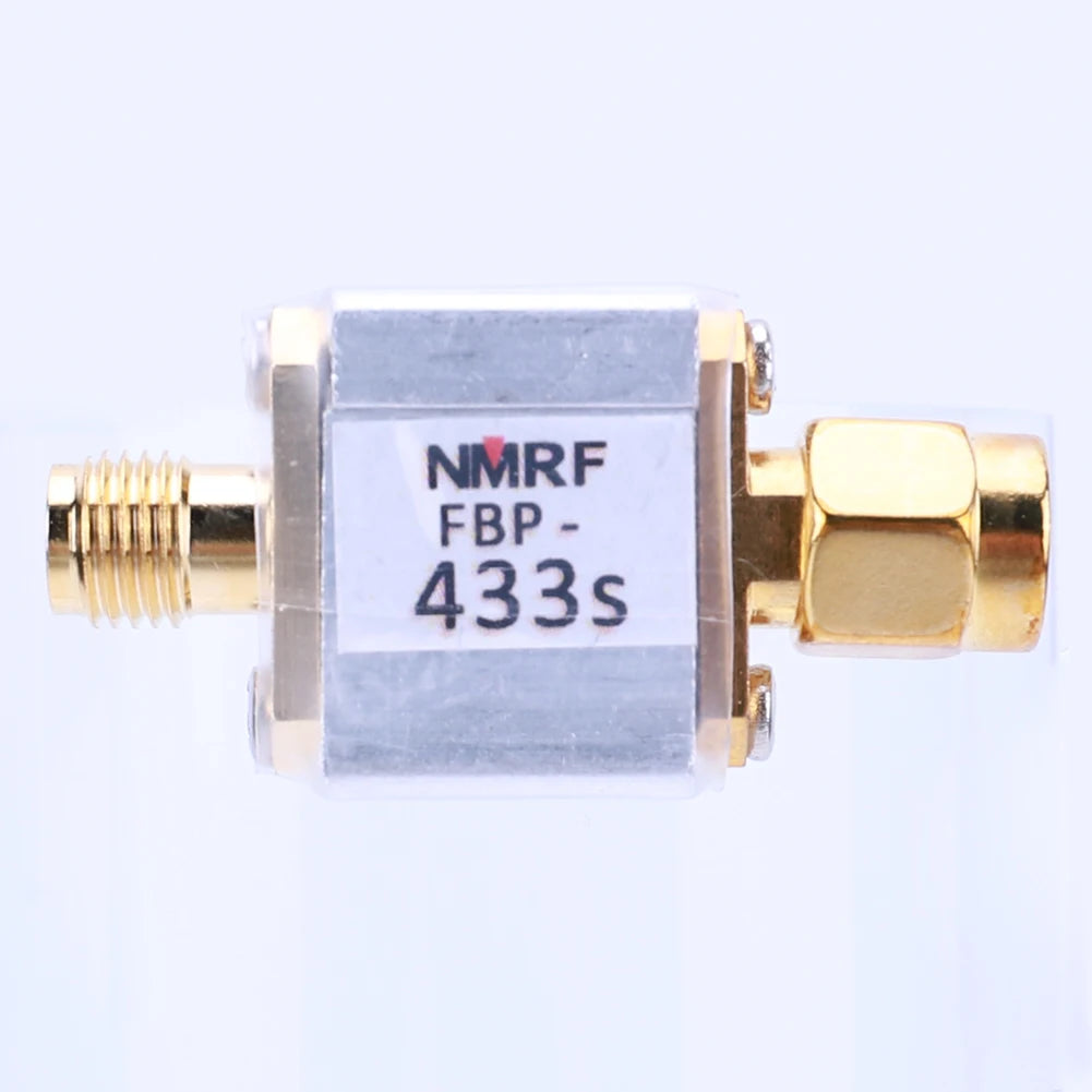 FBP-433s Passband Bandpass Filter SMA M F Interface 433MHz Reduce Noise Band Pass Filter Bandwidth 20MHz for Aircraft UAV