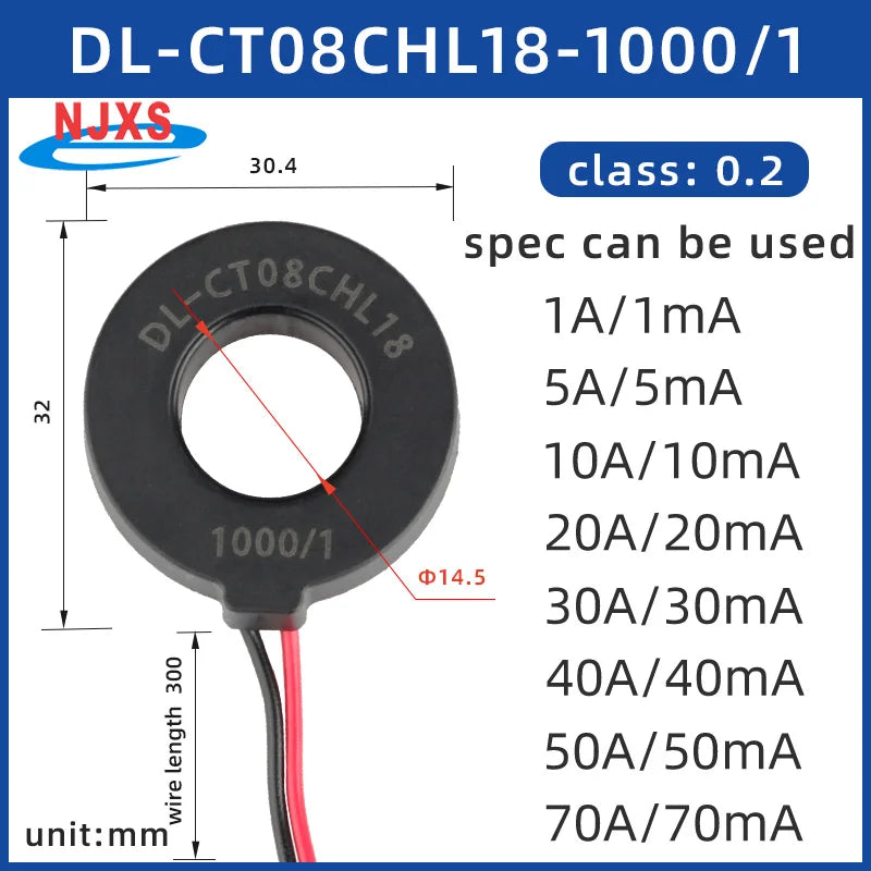 Micro Current Transformer Toroidal Core for Current Measurement