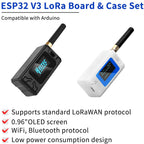 Heltec V3 LoRa 32 with Case ESP32-S3 SX1262 Meshtastic Meshcore Node 868MHz 915MHz OLED Display WiFi BLE IoT Kit
