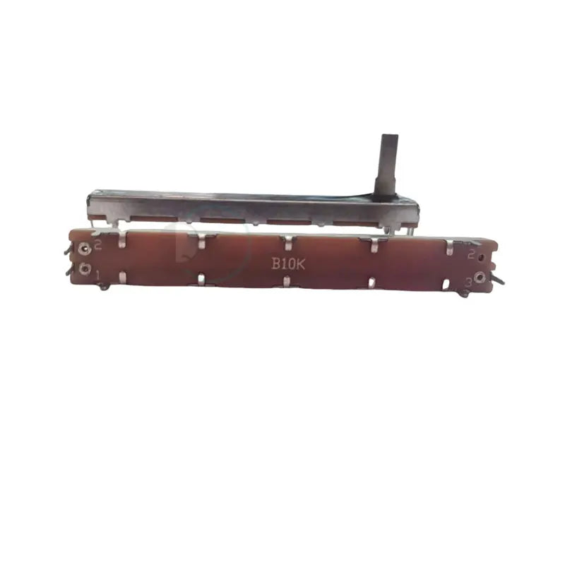 10PCS Single Potentiometer B10K A10K 75MM Straight Slide Potentiometer Travel 60mm Handle Length 15mm