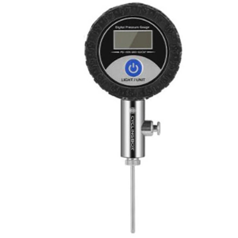New Ball Pressure Gauge Digital Display Barometer 0-1.4BAR With Rubber Protective Cover For Football Basketball Volleyball