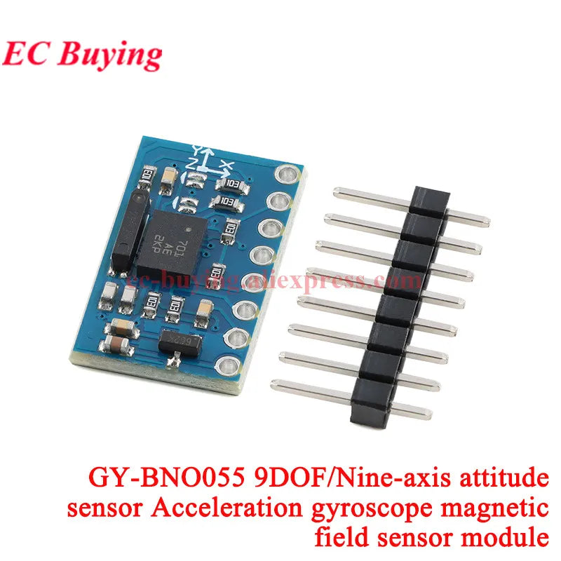 1-10Pcs LSM9DS1 GY-BNO080 BNO055 9 Nine-axis IMU Electronic Compass Accelerometer Gyro Magnetometer/Inertial Measure Sensor I2C
