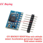 1-10Pcs LSM9DS1 GY-BNO080 BNO055 9 Nine-axis IMU Electronic Compass Accelerometer Gyro Magnetometer/Inertial Measure Sensor I2C