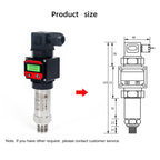 LCD Pressure Transmitter Measurment -1-0-1000bar 4-20mA 5V 10V Output Water Oil Gas Pressure Sensor G1/4 Pressure Transducer