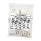 200pcs 660pcs 720pcs 4000pcs 0402 0603 0805 1206 1210 2512 smd resistor kit assorted kit 10k 100k 1k 1r 100r 220r 1% 5%