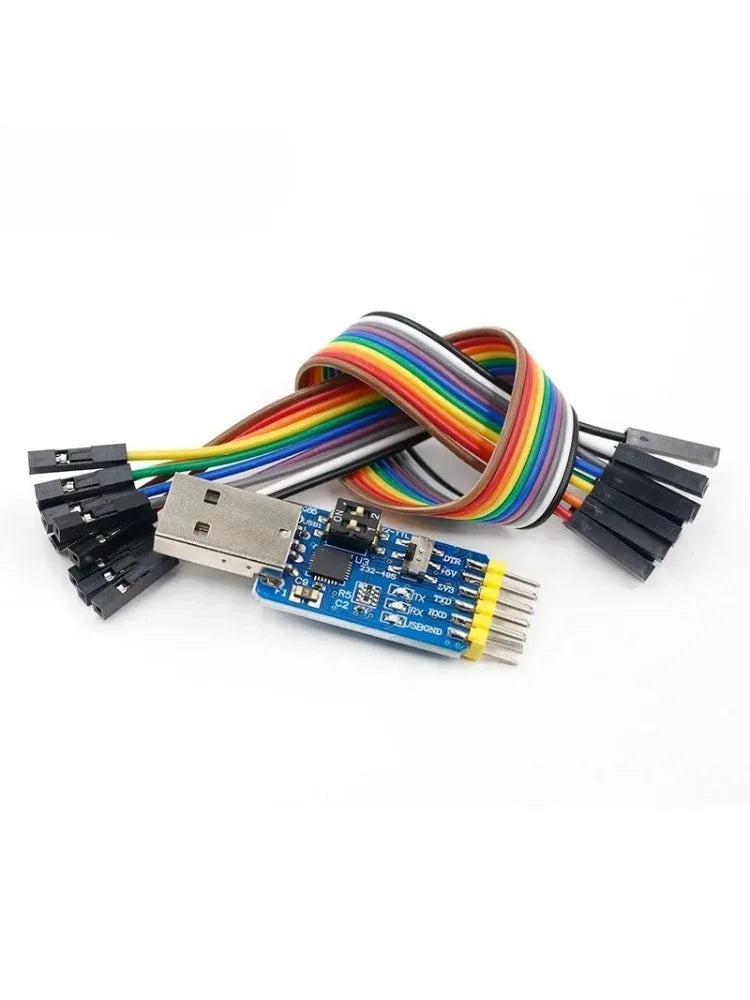 CP2102 USB-UART 6-in-1 Multifunctional(USB-TTL/RS485/232,TTL-RS232/485,232 to 485) Serial Adapter forArduino