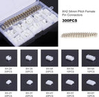 460/1550PCS Micro JST-XH Dupont Wire Connector Kit 2.54mm 2/3/4/5/6Pin Male/Female Pin Header Cable Jumper Housing Adapter