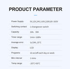 TOMZN 1NO 1NC Din Rail Single Phase Weekly 7 Days Programmable Digital TIME SWITCH Relay Timer AC 220V 230V 12V 24V 48V 16A