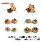 5pcs/1pc R Rod Common Mode Toroidal Inductor Coil 4x15mm 5x20 14x9x5 22x14x8mm 0.6-1.2mm Wire 3.3UH/2-10MHz 4-10A Power Filter
