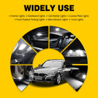 AUXITO 10/8/6/4/2Pcs Canbus T10 W5W 194 501 Led No Error 5W5 Car Interior Light SMD 4014 Chip Pure White Instrument Lights Bulb