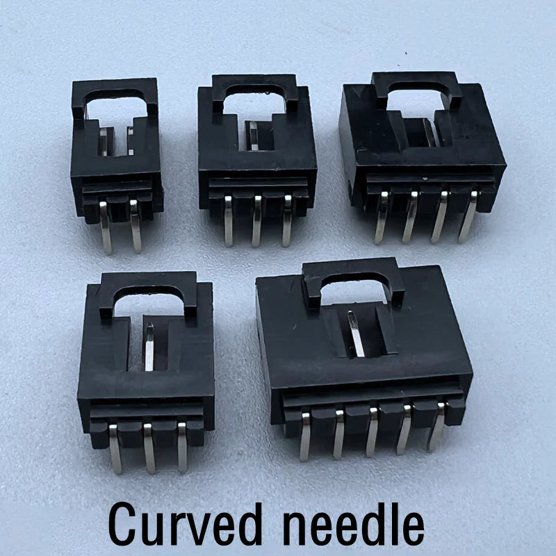 10PCS MX2.54 TJC8 Dupont Connector 2/3/4/5/12Pin with Belt Buckle Single Row 2.54mm Right Angle Pin Header  Housing  Terminals