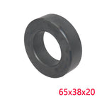 【1PCS】65*38*20mm Ferrite Ring Iron Powder Toroid Cores Black Gray Inductor Ferrite Rings for Power Transformers Inductors