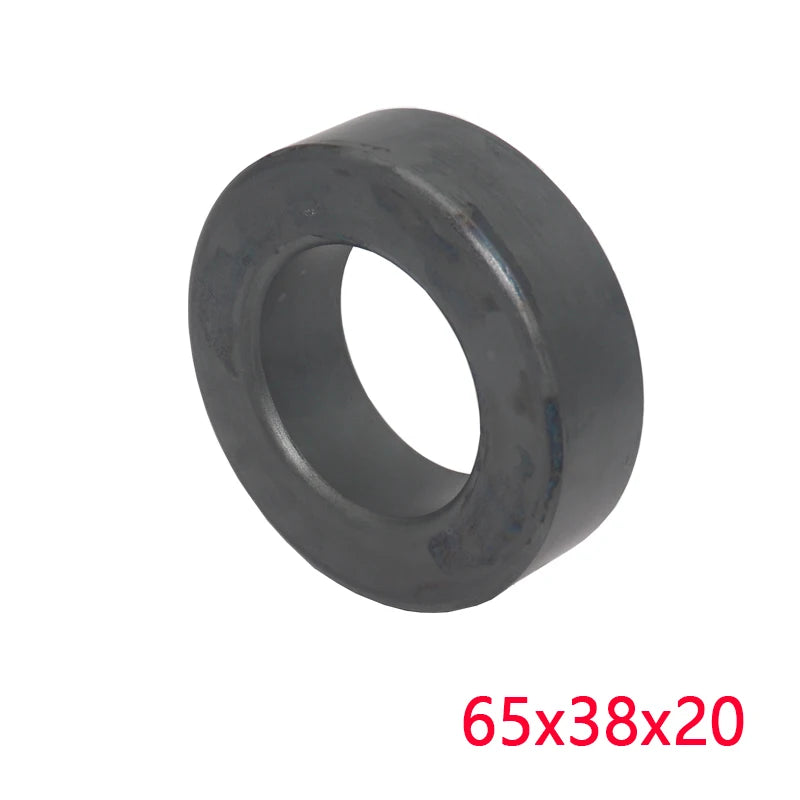 【1PCS】65*38*20mm Ferrite Ring Iron Powder Toroid Cores Black Gray Inductor Ferrite Rings for Power Transformers Inductors