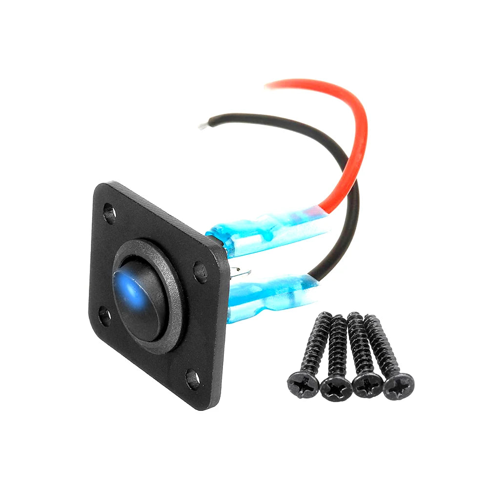 1-4 Gang Toggle Switch Panel 12V USB Car Boat Marine RV Truck Blue LED Styling Accessories Marine Rocker Switch Universal
