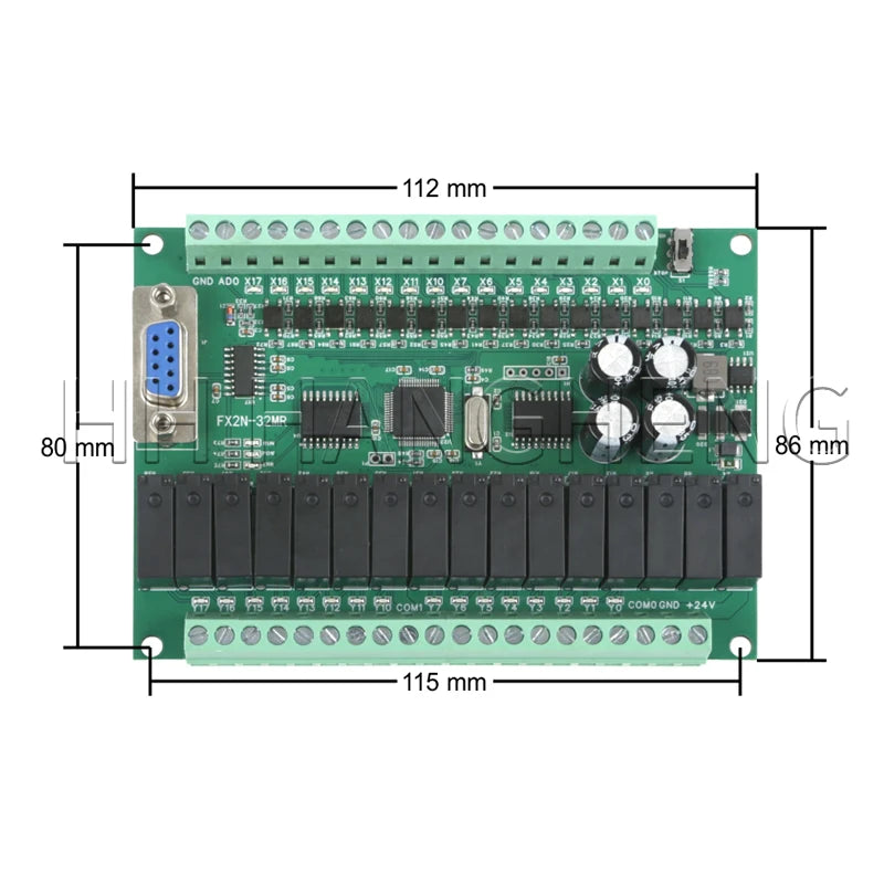 PLC FX2N 10MR/10MT/16MR/16MT/20MR/20MT/24MR/24MT/32MR/32MT Programmable Logic