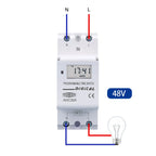 TOMZN New Type Din Rail Single Phase Weekly Ogrammable Digital TIME SWITCH Relay Timer Control AC 220V 230V 12V 24V 48V 16A