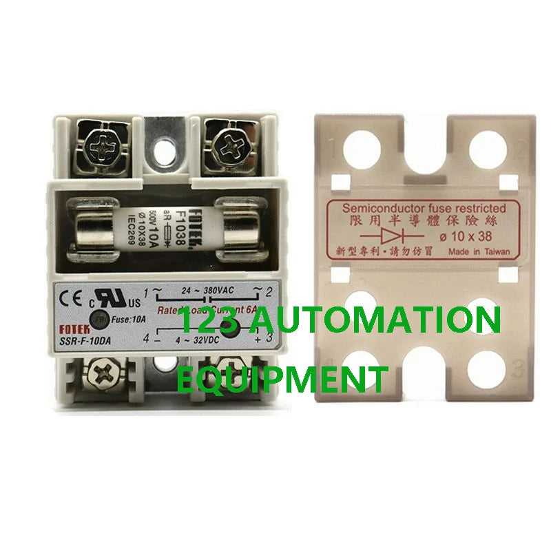 Authentic New FOTEK SSR-F-10DA 25DA 40DA 10DA-H 25DA-H 40DA-H  SCR-F-25LA 40LA 25LA-H 40LA-H Safe Type Small Solid State Relay