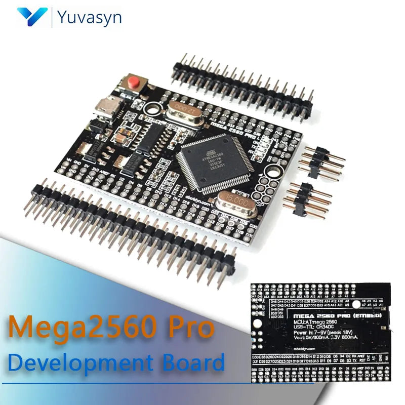 Mega2560 Pro mini Development Board Based On ATmega2560-16AU Chip and USB-UART CH340G Embedded board MICRO/Type-c for Arduino