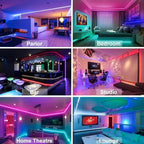 1-30M USB LED Strip Lights App Control Color Changing 5050 RGB Led Light TV Backlight Luces Led Flexible Lamp Tape for Room Deco