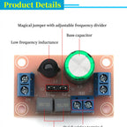 Liludin 1/5/10Pcs Adjustable HIFI Horn Treble Bass 2 Way Audio Frequency Divider Home Car DIY Speaker Crossover Filters Kits