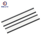 2.54mm Pitch Pin Header Single Row Male Breakaway PCB Board Connector Straight Pin Pinheader Plug 1*2P~40Pin