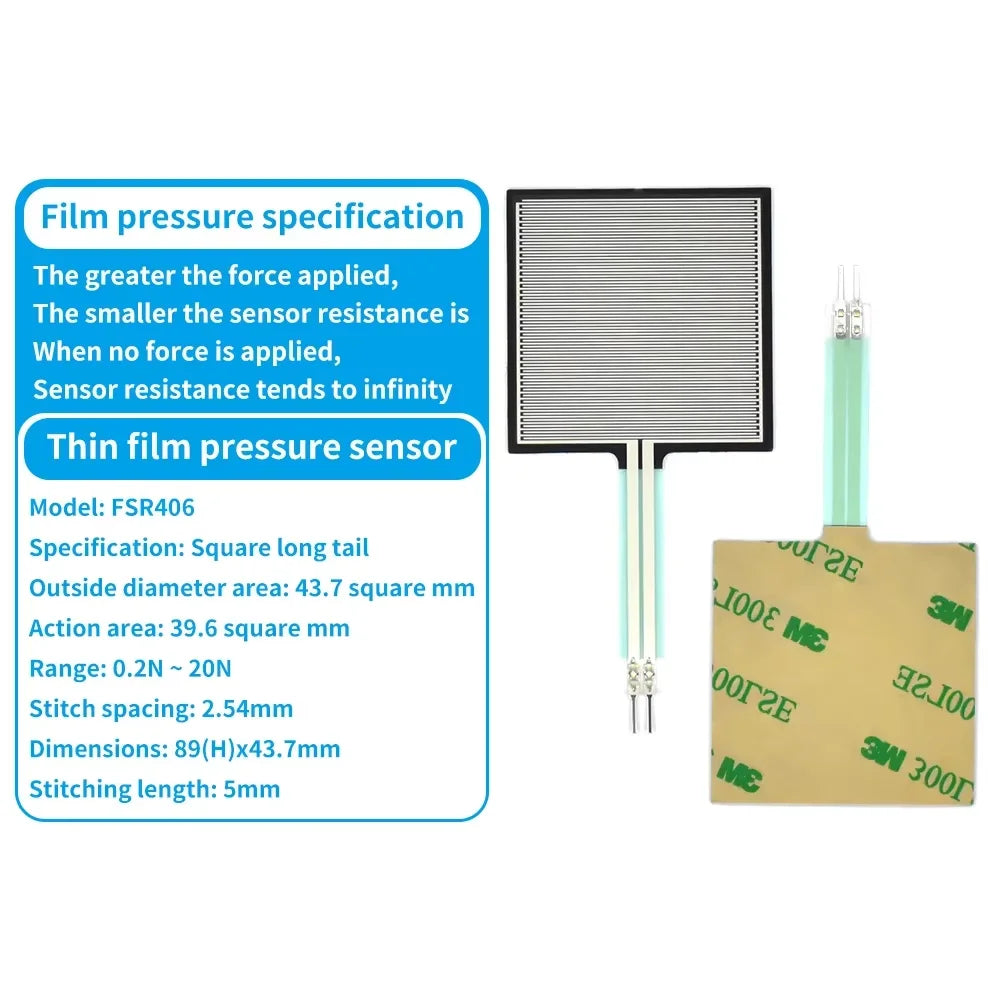 FSR400 FSR406 FSR402  Force Sensitive Resistor 0.5 inch For Arduino compatible Force Sensing Resistor