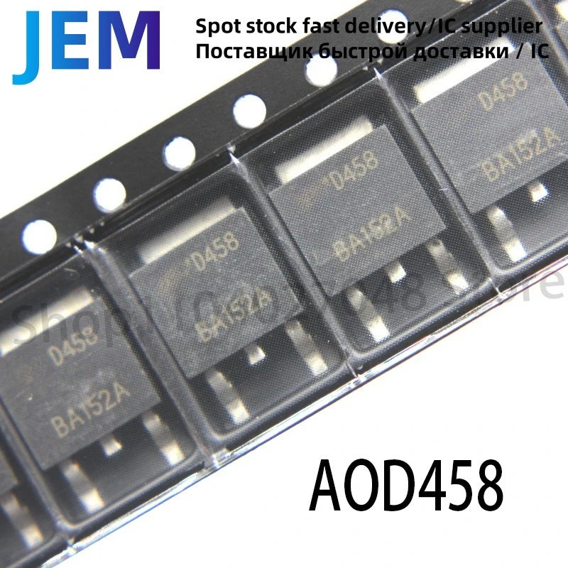 5PCS Brand new AOD458 N-channel MOSFET 14A 250V SMD TO252 D458