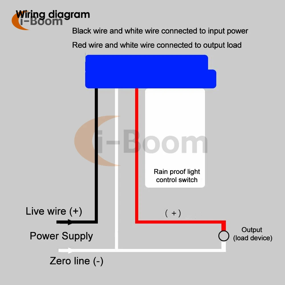 DC 12/24V AC 110/220V 10A Automatic Switch Auto On/Off Photocell Street Light Switch Waterproof Photo Control Sensor Switch
