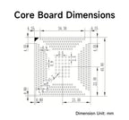 T536 Core Board Multi-core Heterogeneous Quad-core A55 CDSENET ECK33 ARM NPU RISC-VLGA Single-board Computer Industrial Grade