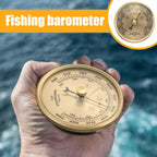 70mm Atmospheric Home Barometer Weather Forecasting Instrument Outdoor Barometer For Women Men Fisherman Hiking Fishing Hunting