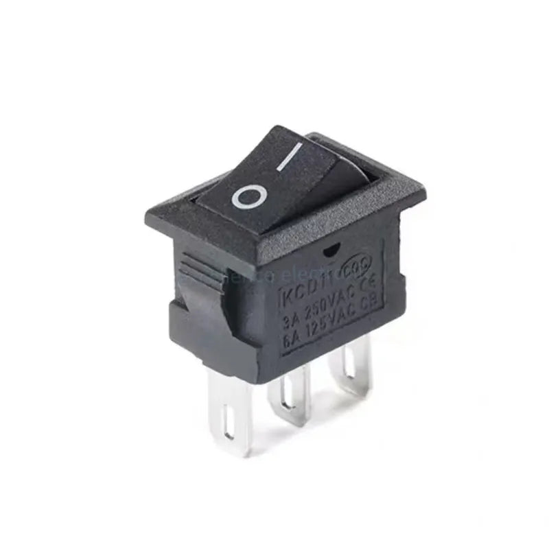 5/10PCS KCD11 Rocker Switch 10*15mm Mini Push Button Switch ON-OFF / ON-OFF-ON 2 Pins / 3 Pins 3A 250VAC / 6A 125VAC 10x15mm
