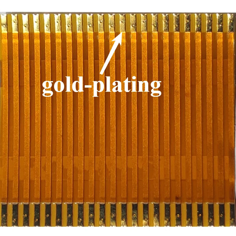 2Pcs 0.85mm/0.9mm/1.25mm Pitch 3/4/6/8/10/12/20/30P Solder Pad Via FPC Cable Pin Gold Plating   Wire Connector Cable Connector