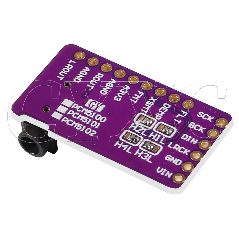 Interface I2S PCM5102A DAC Decoder GY-PCM5102 I2S Player Module For Raspberry Pi pHAT Format Board Digital PCM5102 Audio Board