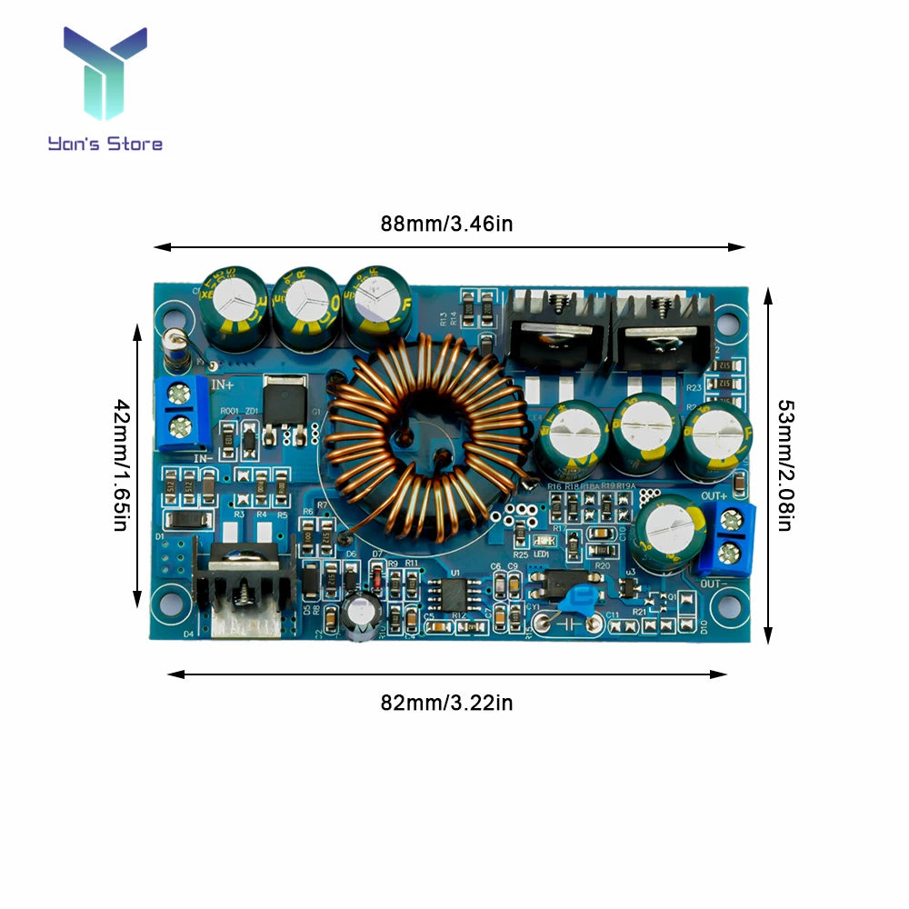 DC-DC Isolated Step-down Constant Voltage Power Supply Module 12V-90V to 9V 12V 19V 24V 4A Buck Voltage Converter Power Module