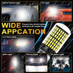2-8 PCS CANBUS T20 7443 P21W PY21W 1156 BA15S BAU15S LED Bulb For 6500K White Car Turn Signal Tail Reverse Lights 2000LM 12V 24V